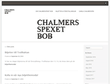 Tablet Screenshot of bob.chalmersspexet.se